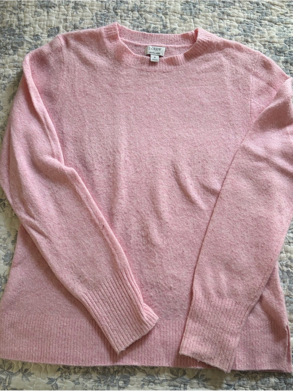 J. Crew Light Pink Crewneck Sweater Women’s Small